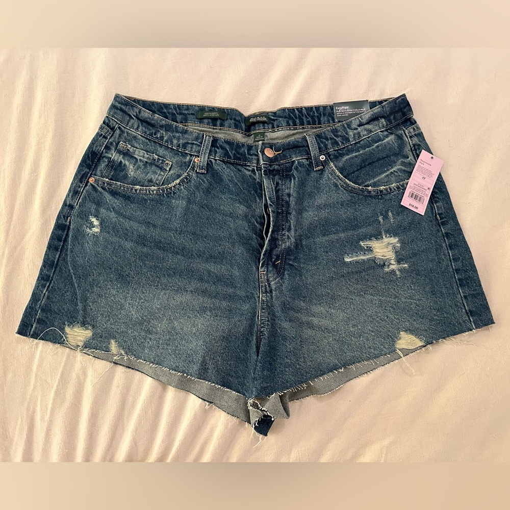 NWT Denim Distressed Women's Shorts